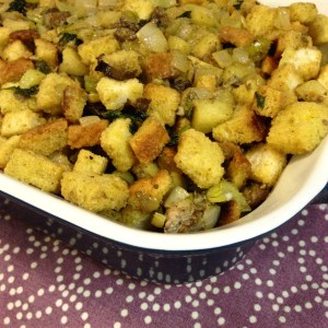 Ready for stuffing the bird.